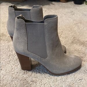 MICHAEL Michael Kors Gray Suede Ankle Boots